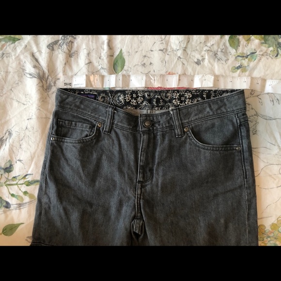 Patagonia women’s grey denim cargo pants skinny - Picture 8 of 9